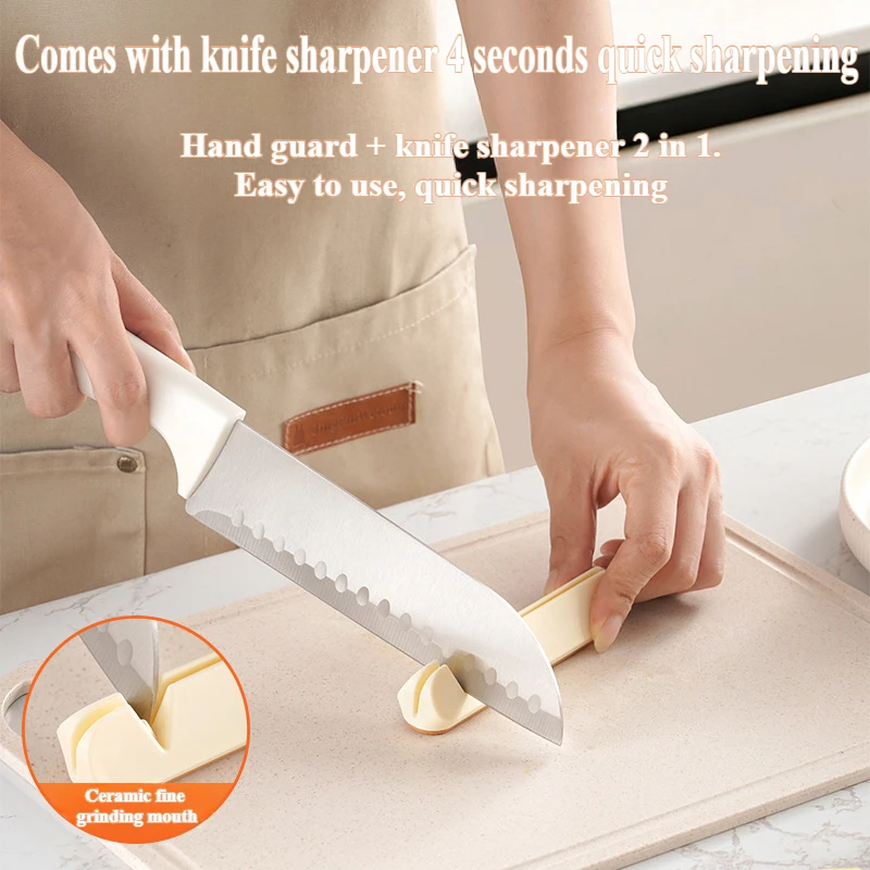 Knife Sharpener Vegetable Cutting Hand Protector Pat Knife Cutting Bone Without Hurting Hand Back Pad Kitchen Accessories