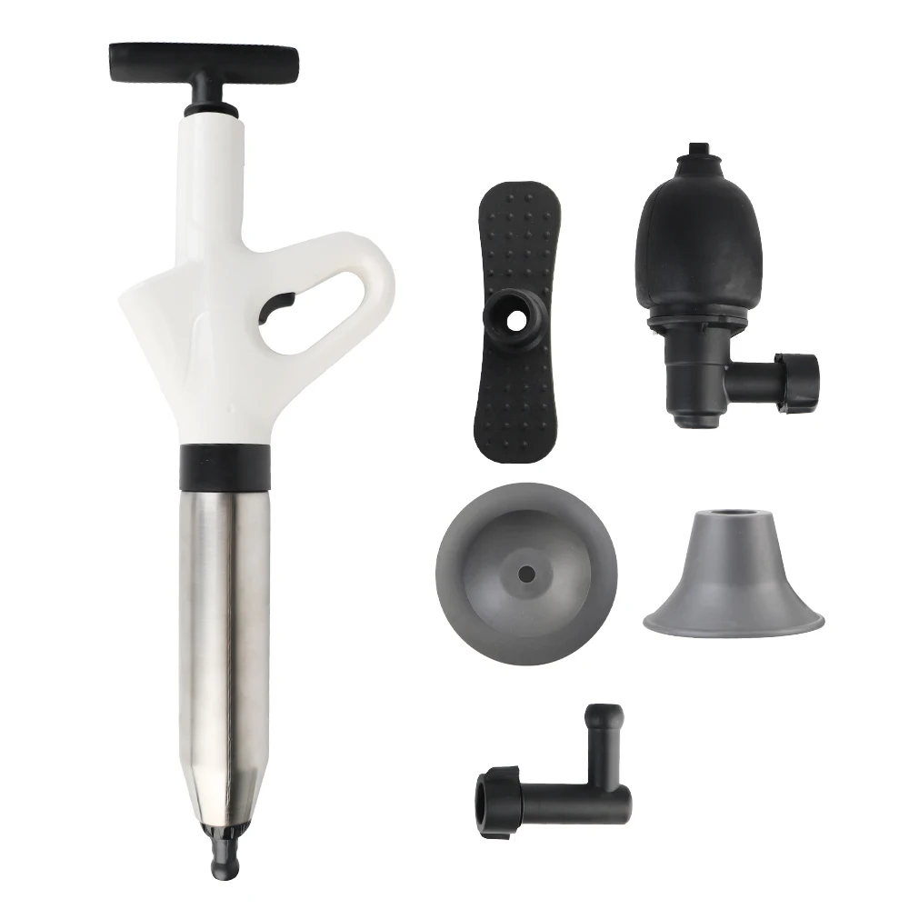 Sbloccatore WC Alta Pressione - Stantuffo Pneumatico Per Scarichi Intasati - Fino A 120 Psi - Foto 4