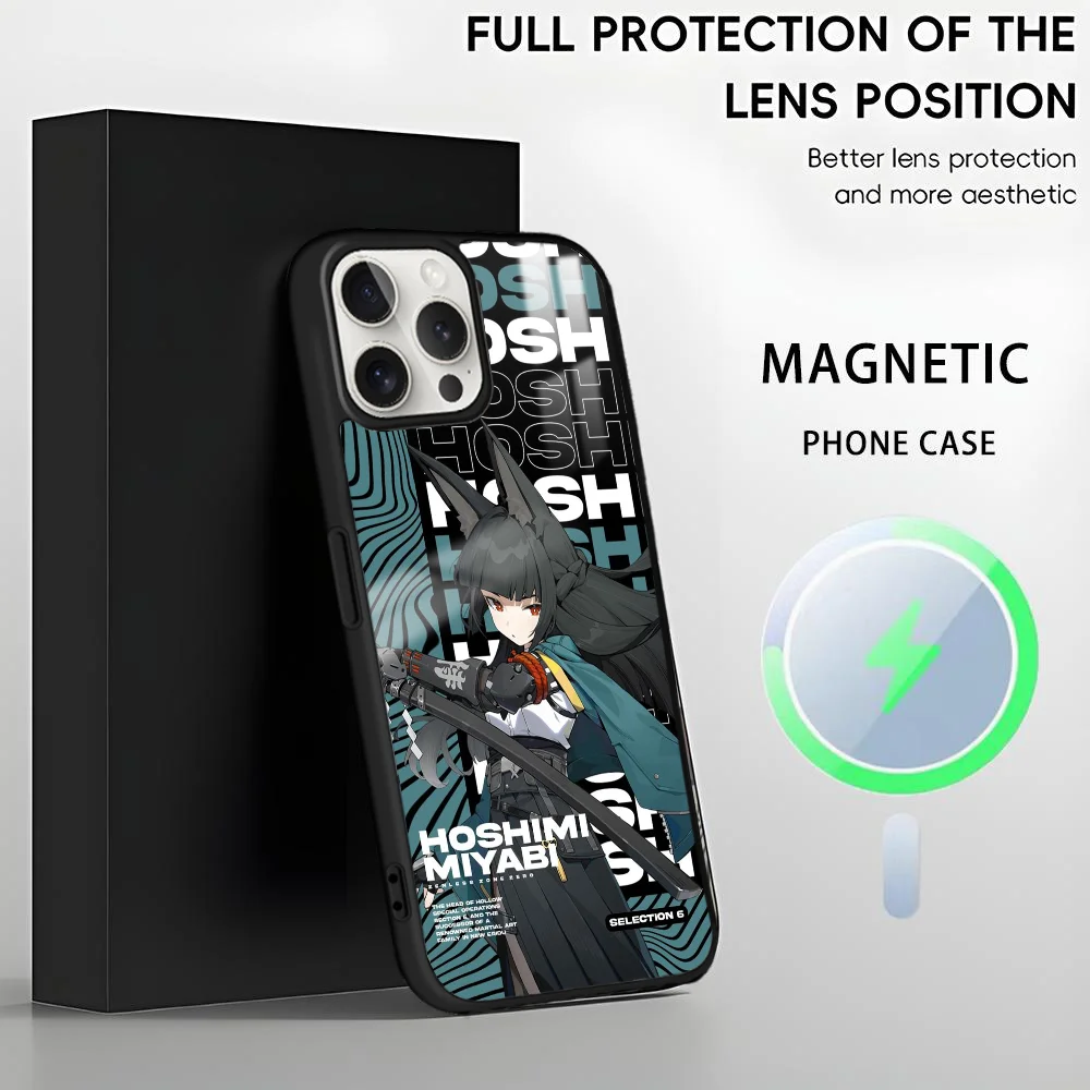 Z Zone Zero Miyabi Hoshimi Phone Case For iPhone 16 15 14 13 12 11