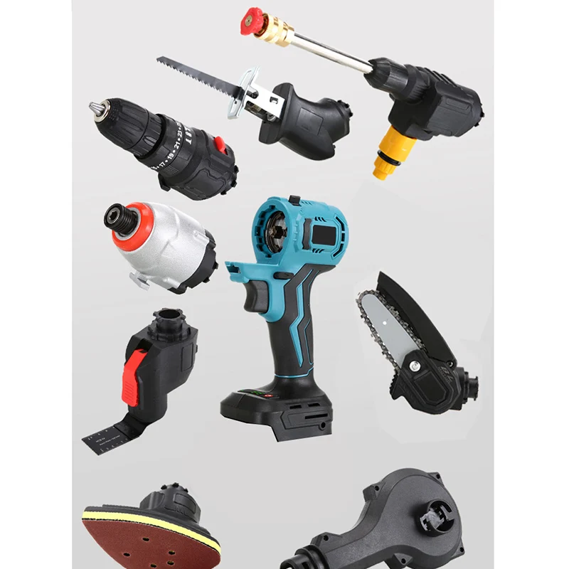 Cordless Oscillating Multi function tool Multi Tool Portable for MAKITA Multi Chainsaw Drill Jig/Reciprocating Saw No battery 3