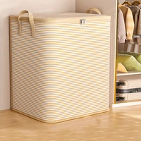 1pc Household Quilt Clothing Foldable Storage Box Non-woven Large Capacity Blanket Bedding Organizing Bag Dustproof Cabinet Box 1