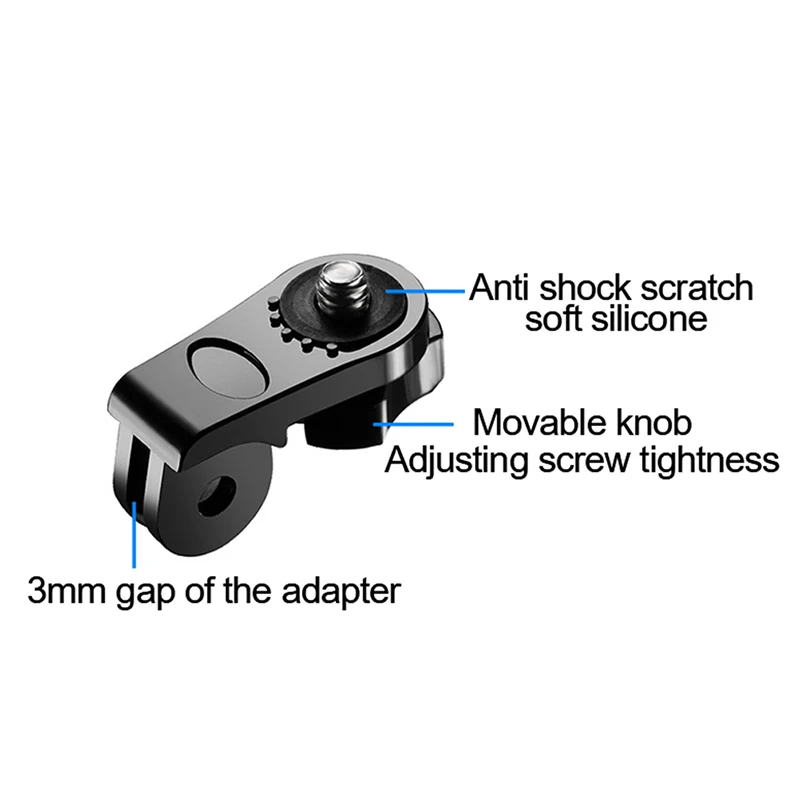 Camera Bridge Adapter Screw Mount Tripod Mount Adapter for Xiaomi Yi DJI AEE Sport Camera Accessories 3