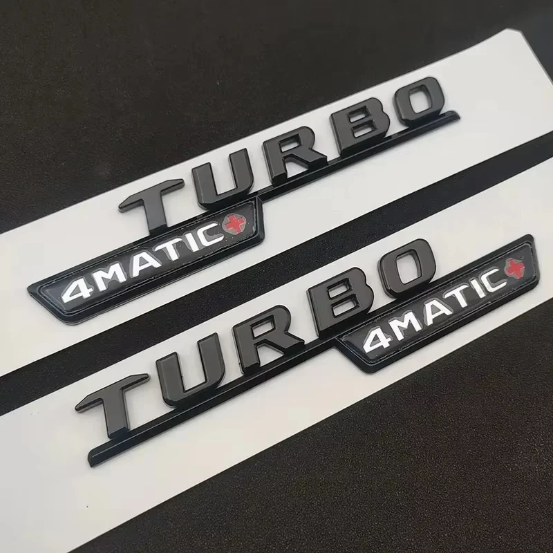 Premium Car Trunk Emblem Badge Logo Stickers - ABS Material, Sleek Design for Performance Vehicles
