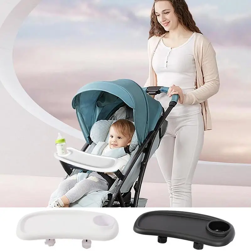 

Stroller Dinner Plate Universal Cart Dining Plate Snacks Baby Bottles Holder Handrail Bearing Plate Baby Stroller Accessories