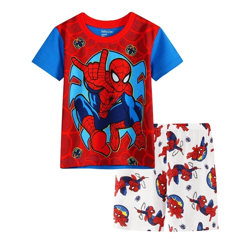 Vestiti Per Bambini Spider-Man Marvel Heroes Spiderman Pigiama Set Baby Toddler Boy Outfit Ragazzi Indossano Due Pezzi