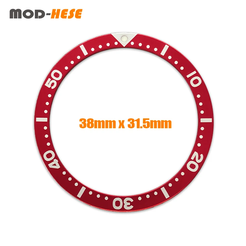 Premium Aluminium Flat Bezel Insert Ring - 38mmx31.5mm