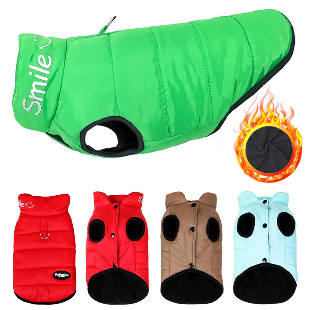 Winter Dog Vest for Small Dogs Waterproof Dog Clothes Warm Pet Jacket With Traction D-Ring Puppy Costume Chihuahua Yorkie Coats dog clothes,dog vest