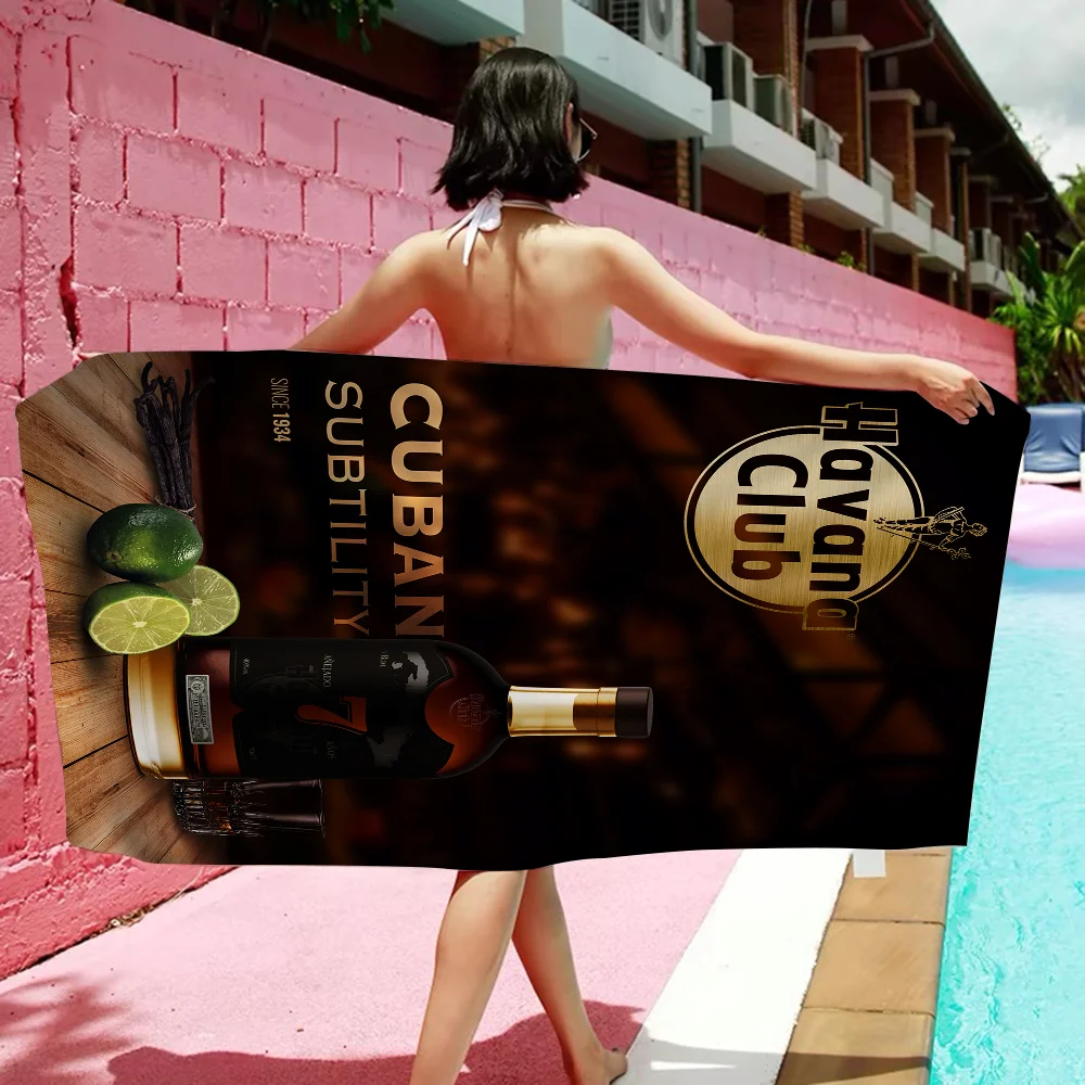 Havana Club Towel Microfiber Beach Towel Absorbent Quick dry Soft Yoga Swimming Resort Mountain Climbing Towel 6
