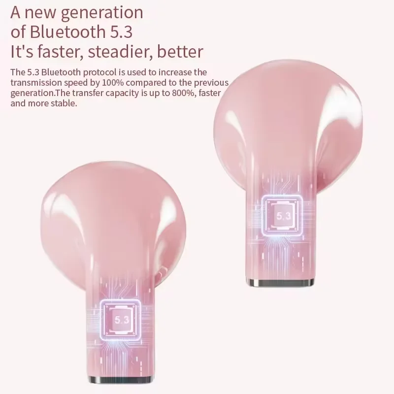 Heart Shaped Wireless Earbuds