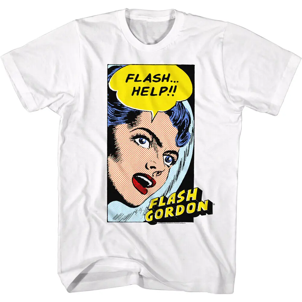 Flash Gordon Classic Anni '80 Movie Dale Arden Flash Help Maglietta Da Uomo