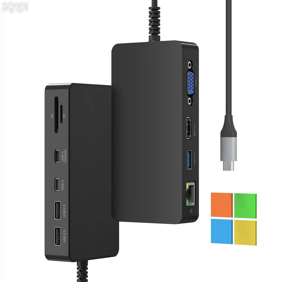 Microsoft Surface Dock 2 - 11-in-1 Triple Display Docking Station With 4K HDMI, For Surface Pro/Laptop/Go/Book