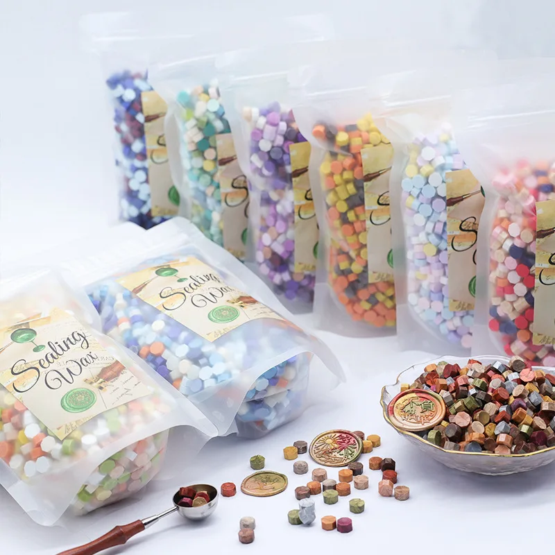 Mixed Color Lacquer Wax Particles for DIY Crafts and Soap Making