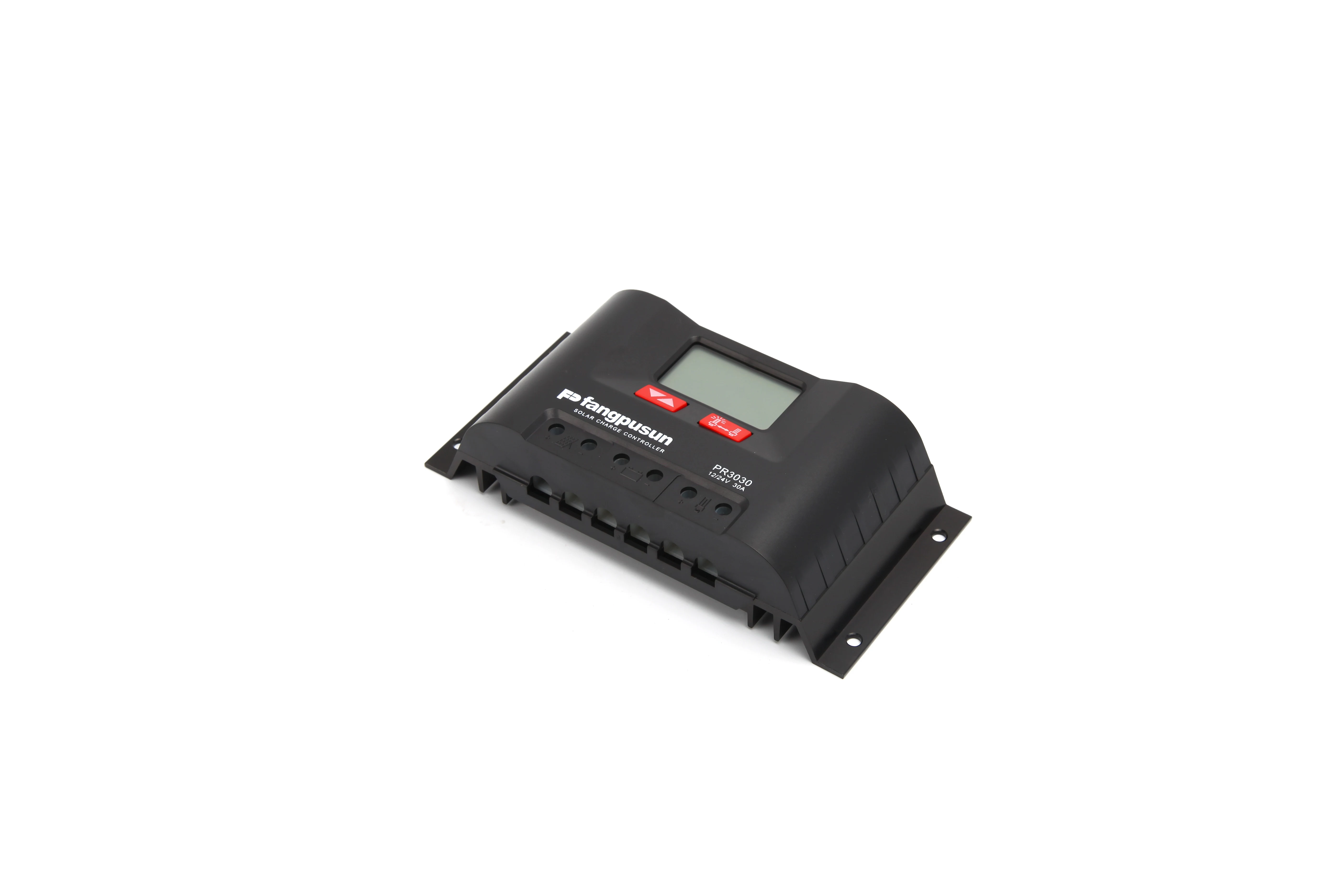 PR Series Solar Charge Controller 10a 15a 20a 30a PWM Regulator LCD Display