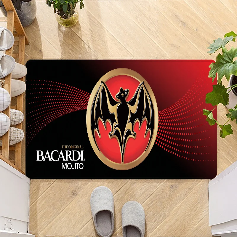 

B-Bacardi Door Mat Entrance Non-slip Doormat Washable Kitchen Carpet Hallway Rugs Bathroom Bath Door Mats