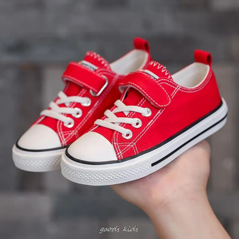 Spring Children Canvas Shoes Girl Sneaker Breathable Fashion Kids Shoes For Baby Boys Casual Toddler Student Birthday Gift