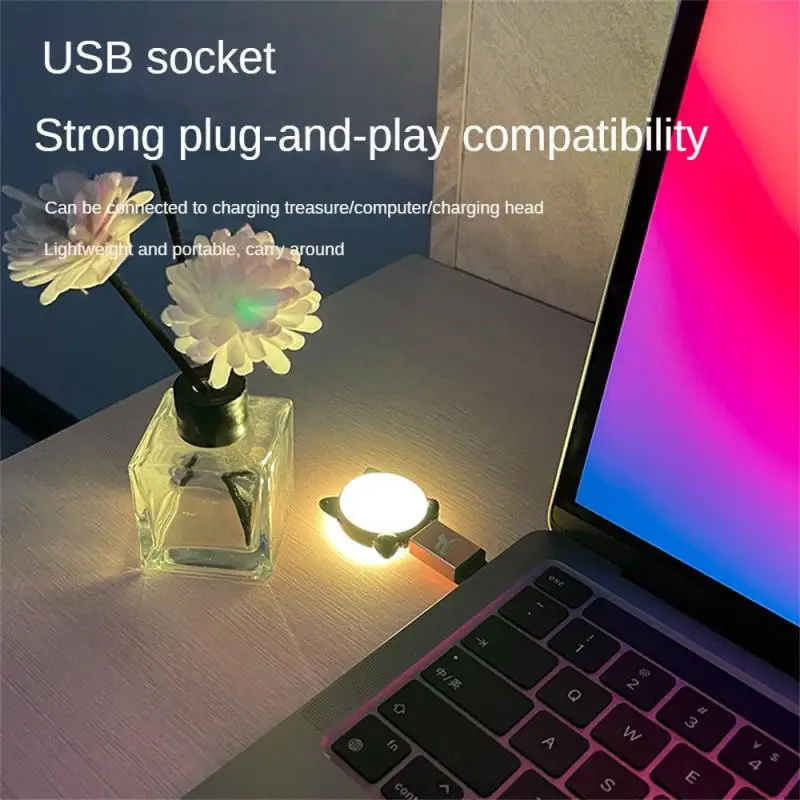 

USB Intelligent Voice Lamp Cute Cat Soft Light Eye Protection Voice Control Switch Night Light Neon Sign Room Decoration