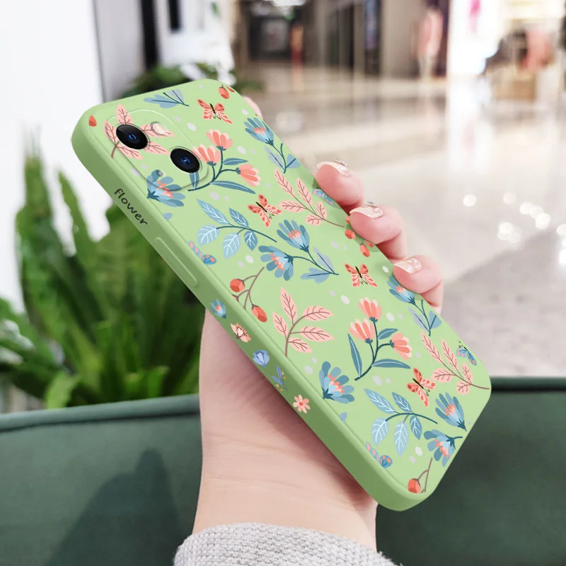 thumbnail image 1 of Funda de teléfono con diseño de jardín romántico para iPhone 16, 15, 14, 13, 12, 11 Pro Max, Mini X, XR, XS MAX, 1 of 5