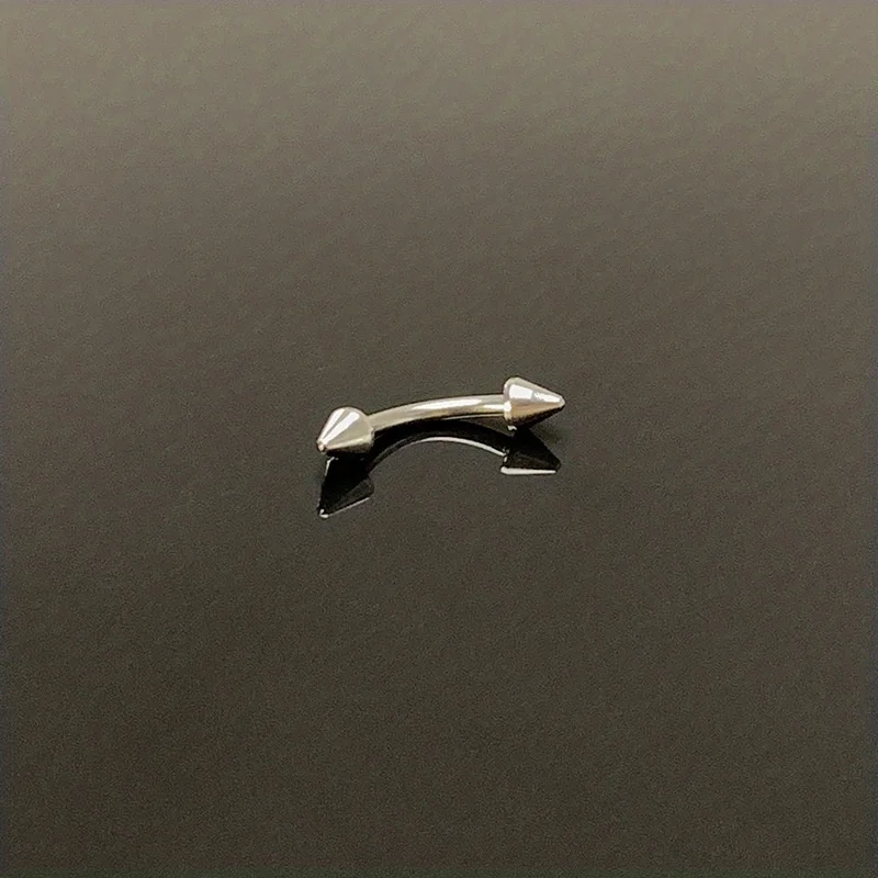 50-teiliges Körperpiercing-Set, Herz-C-förmiger L-förmiger Nasenring, Edelstahl für Nasen, Lippen, Zunge, Augenbrauen, Knorpel, Ohrstecker – Detail 7