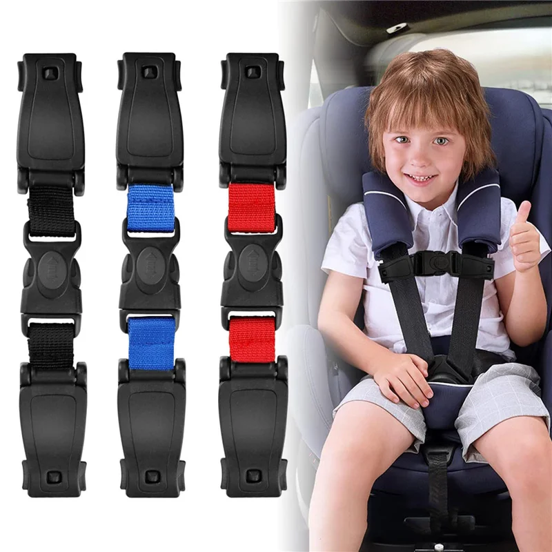 Child Highchair Chest Clip Auxiliary Safety Buckle Adjustable Baby Seat Strap Belt Removal Travel Car Backpack Retainer Harness