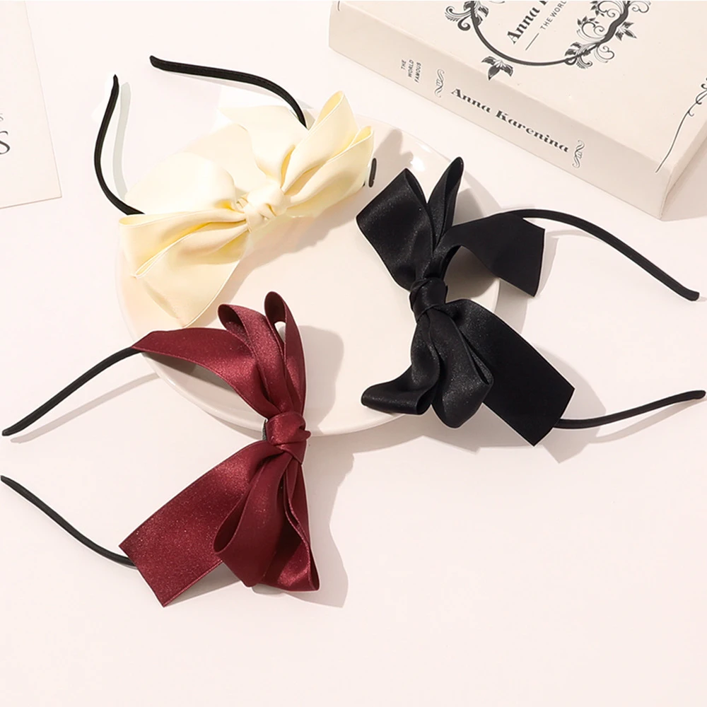 

Sweet Stain Girls Women Vintage Hair Hoop Hair Accessories Headwear Bow Headband