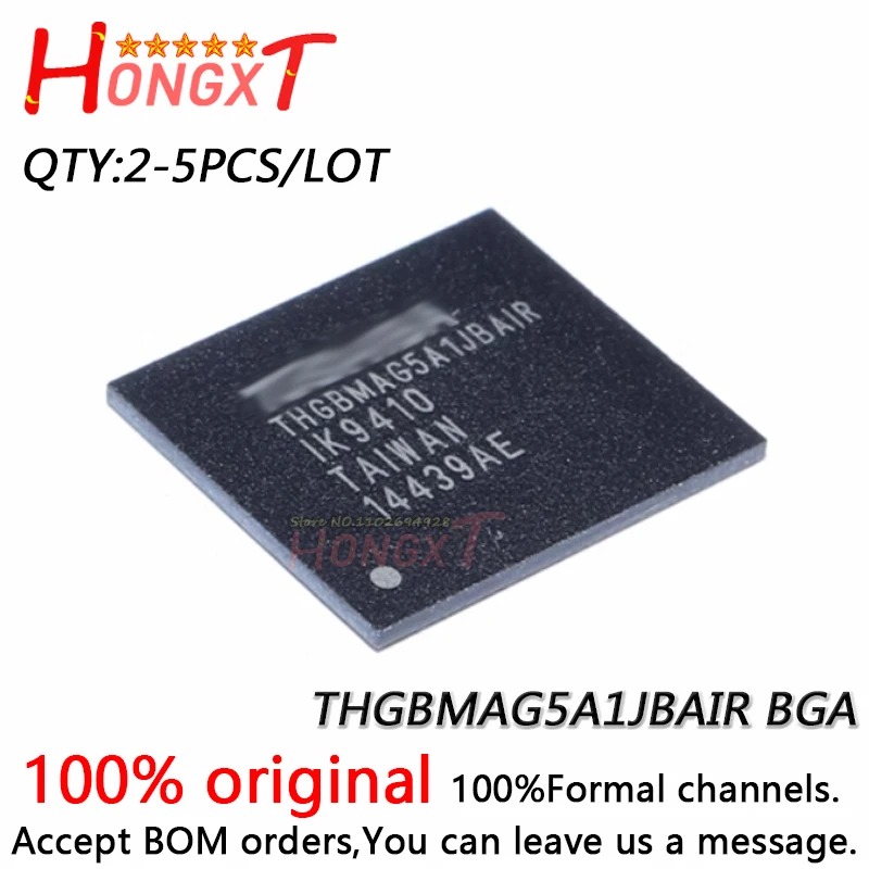 

2-5 шт. 100% новый THGBMAG5A1JBAIR BGA.