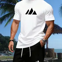 Nouvel ensemble deux pièces d'été pour homme : T-shirt à manches courtes et short, respirant et à séchage rapide, idéal pour le sport et les loisirs. 3