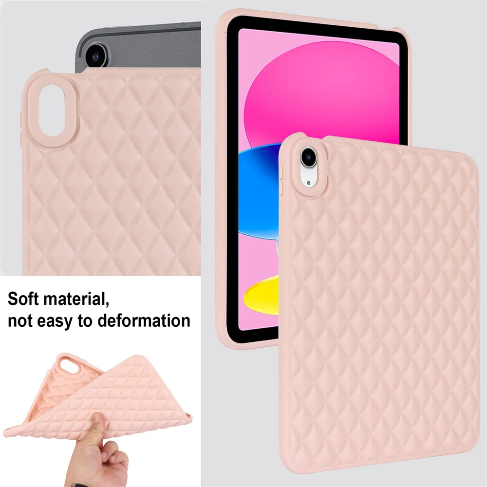 Fundas For Pro 11 2021 case for 4 Air 5 10.9 iPad 10th 10.2 '' 7th 8th 9th Case 2022 Cover Rhomboid Soft_voghion.com