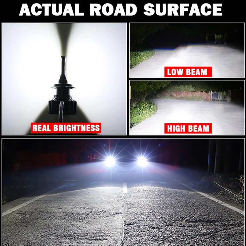 F5C K5C Plus H1 H7 Led 9005 HB3 9006 HB4 H4 H11 LED Headlight Bulbs Canbus diode 12V 6000K 30000 Lumen Super Bright led lights led bulbs led headlights led car headlights