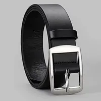 Ceinture de luxe unisexe en cuir PU, boucle ardillon en métal, sangle de taille de styliste de haute qualité pour hommes et femmes, Jeans durables et polyvalents, nouvelle collection 2026 5