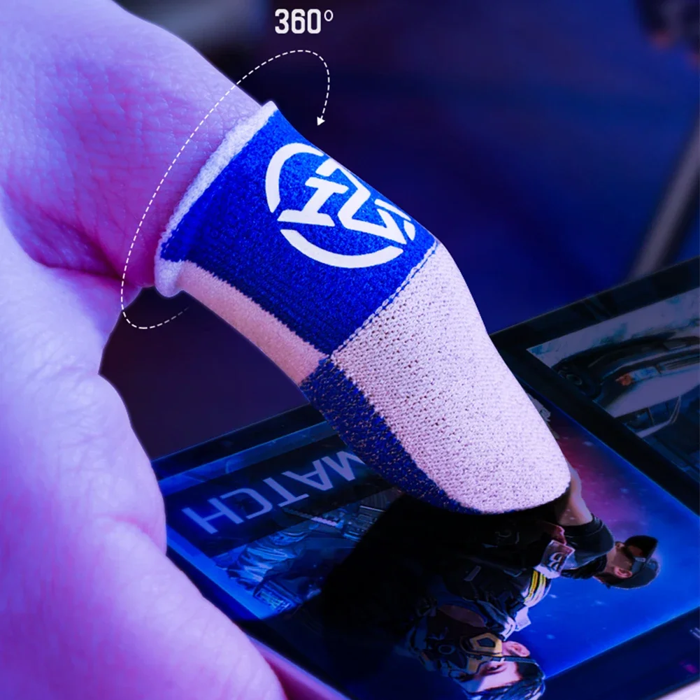 Breathable Anti Sweat Touch Screen Finger Sleeves For PUBG Mobile Gamer