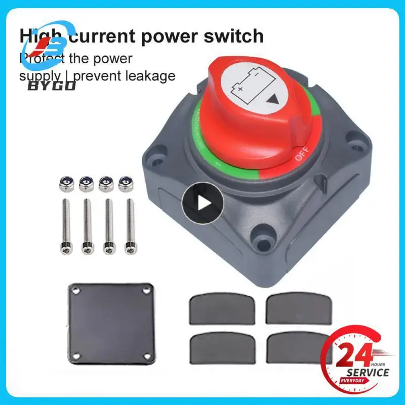 Interruttore Di Scollegamento Batteria Automatico 12V 24V Marine 200A 300A Interruttore A Doppia Batteria Per Auto Selettore Batteria A 2/4 Posizioni 