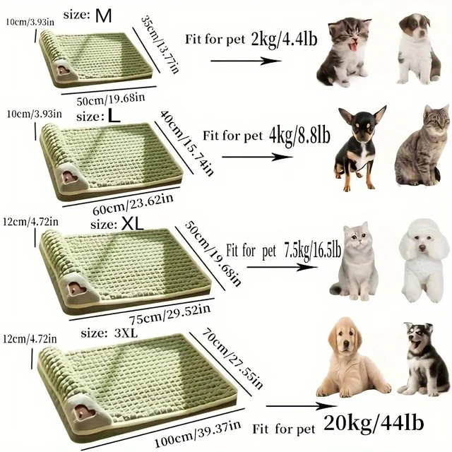 1pc Dog Mat, Four Seasons Universal Kennel, Sleeping Nest With Winter Removable And Washable Floor Mat, Dog Sleeping Mat, Pet So 3
