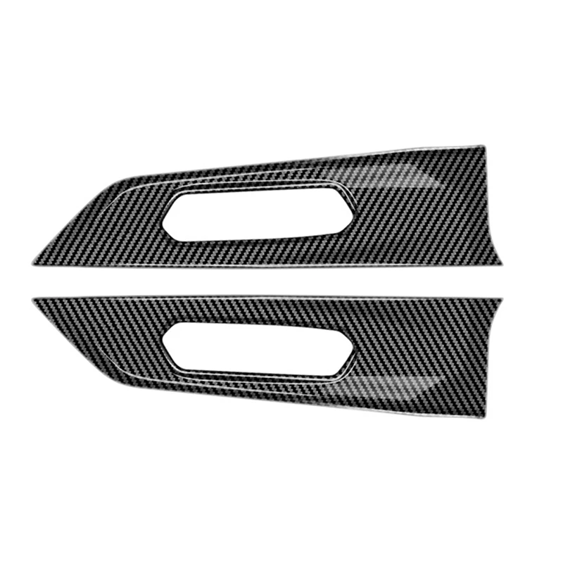 

For Toyota Veloz Avanza 2022 2023 Carbon Fiber Automotive Interior Inner Front Door Panel Strip Cover Frame Trim