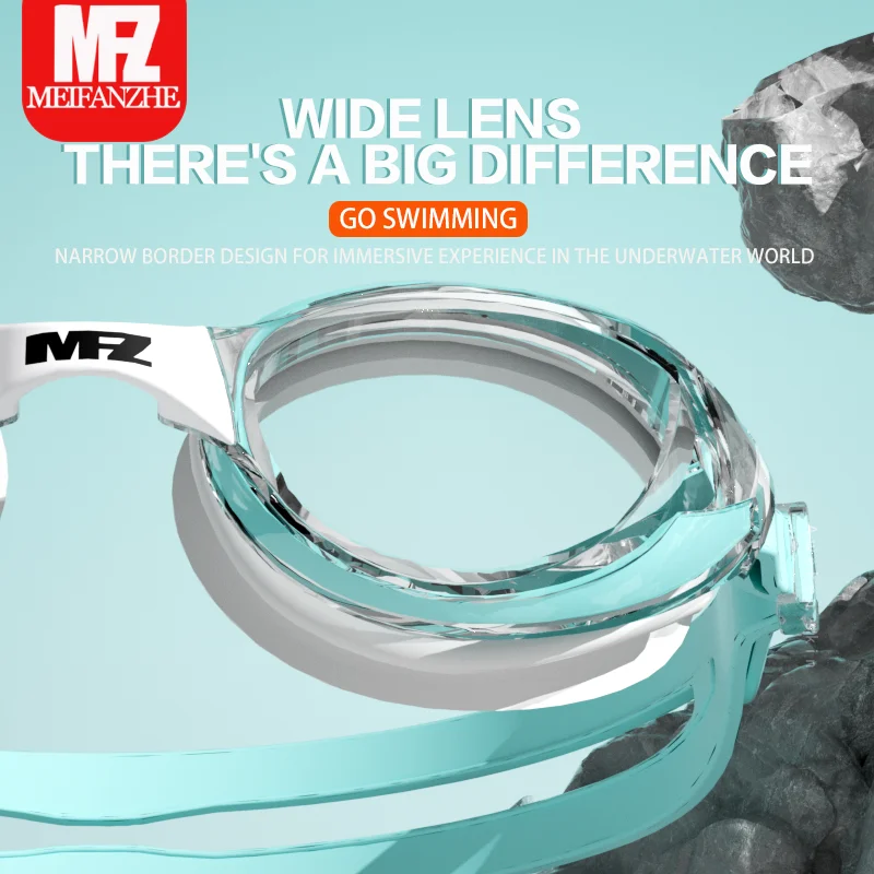 New Small Frame Waterproof Anti-fog Adjustable Swimming Goggles for Men and Women 6