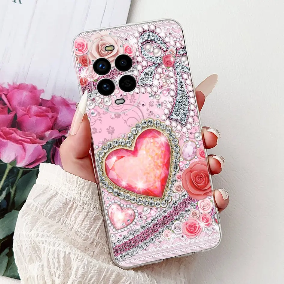 Floral Butterfly Soft Silicone Phone Case - Clear Protective Cover