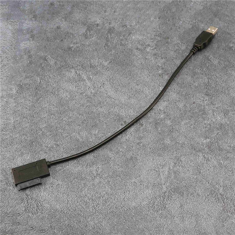SUNRI-4X USB 2.0 미니 Sata II 7+6 13핀 어댑터 변환기 케이블 노트북 CD/DVD ROM 슬림라인 드라이브
