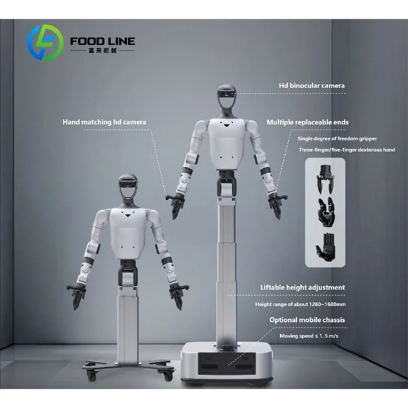 Robot Umanoide Intelligente Personalizzato con Navigazione Autonoma per Logistica di Magazzino e Assistenza Industriale - immagine 3