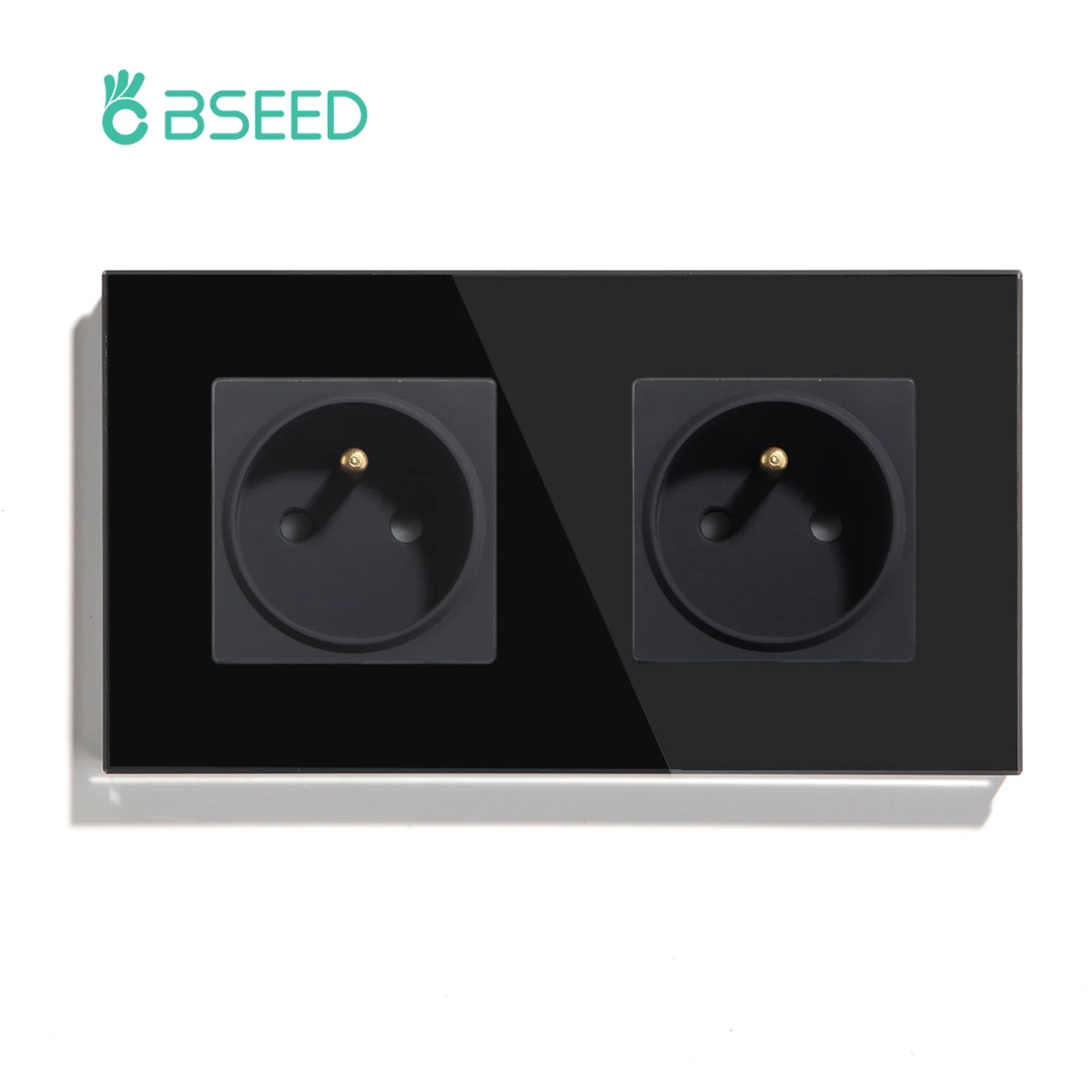 Double Socket Black