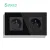 Double Socket Black