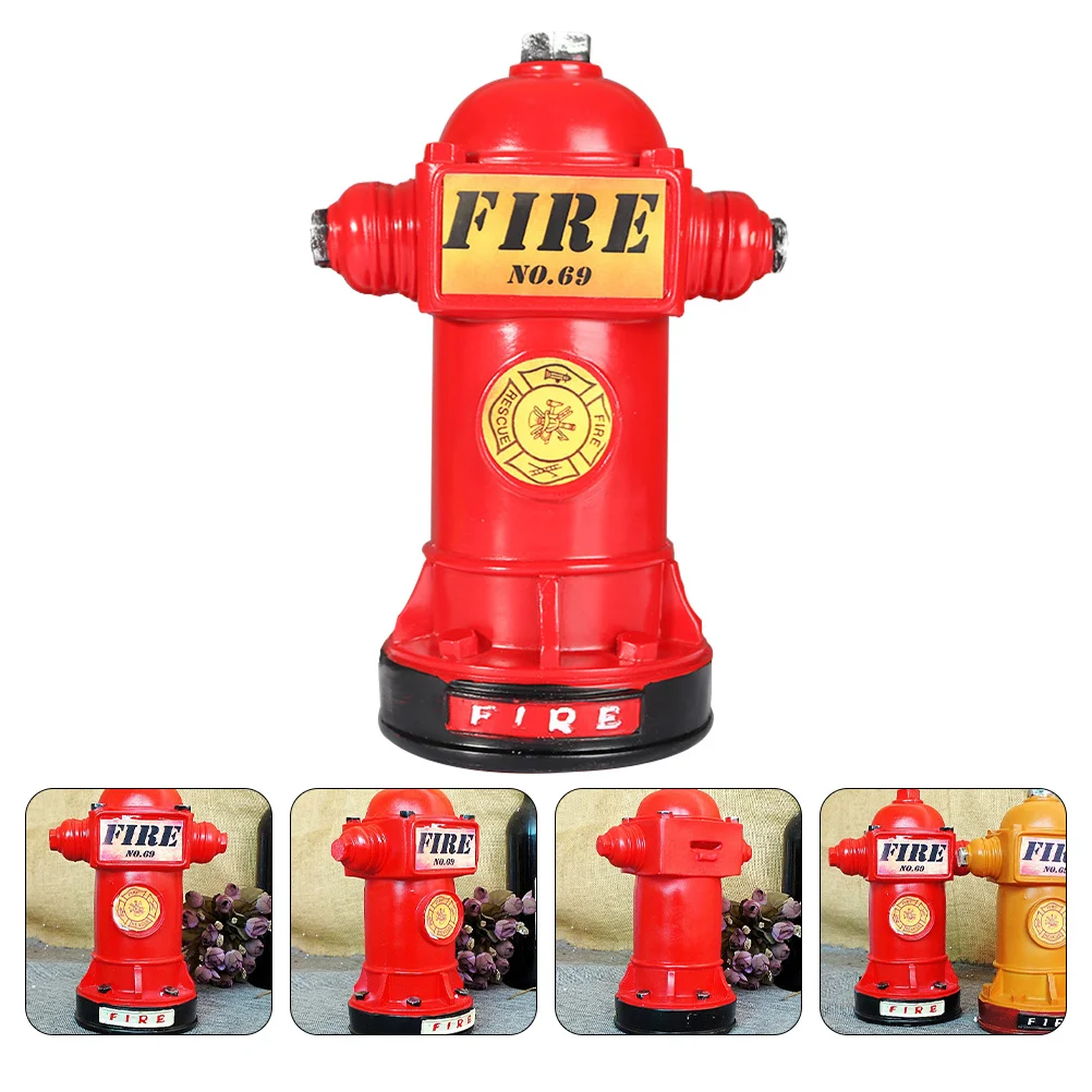 

1pc Fire Hydrant Shaped Piggy Bank Coin Bank Lovely Money Bank Ornament