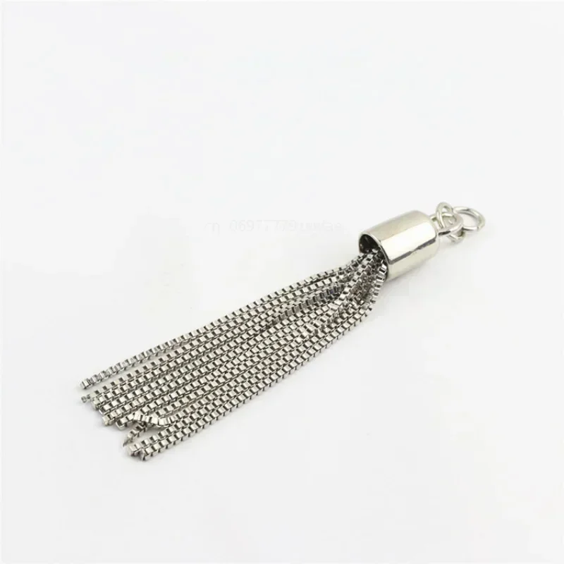 Metal Buckle Tassel Keychain - Handbag Decor DIY Pendant, Fashion Hardware Accessories for Bags & Purses Прылада 부품