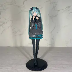 22cm Hot Hatsune Miku Closed Windows Collectible Anime Figure - Kawaii Miku Festival Gift (22cm  No Box)
