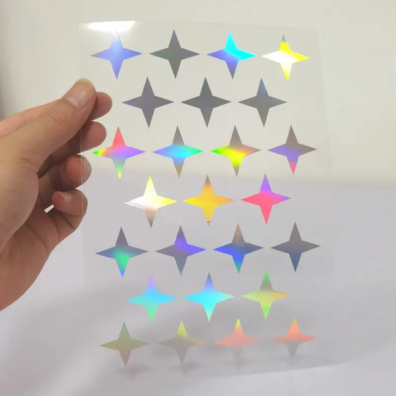 1 sheet Self Adhesive Heart Paper Stickers - Laser Engraved Decorative Stickers for DIY Craft Gifts - Image 9
