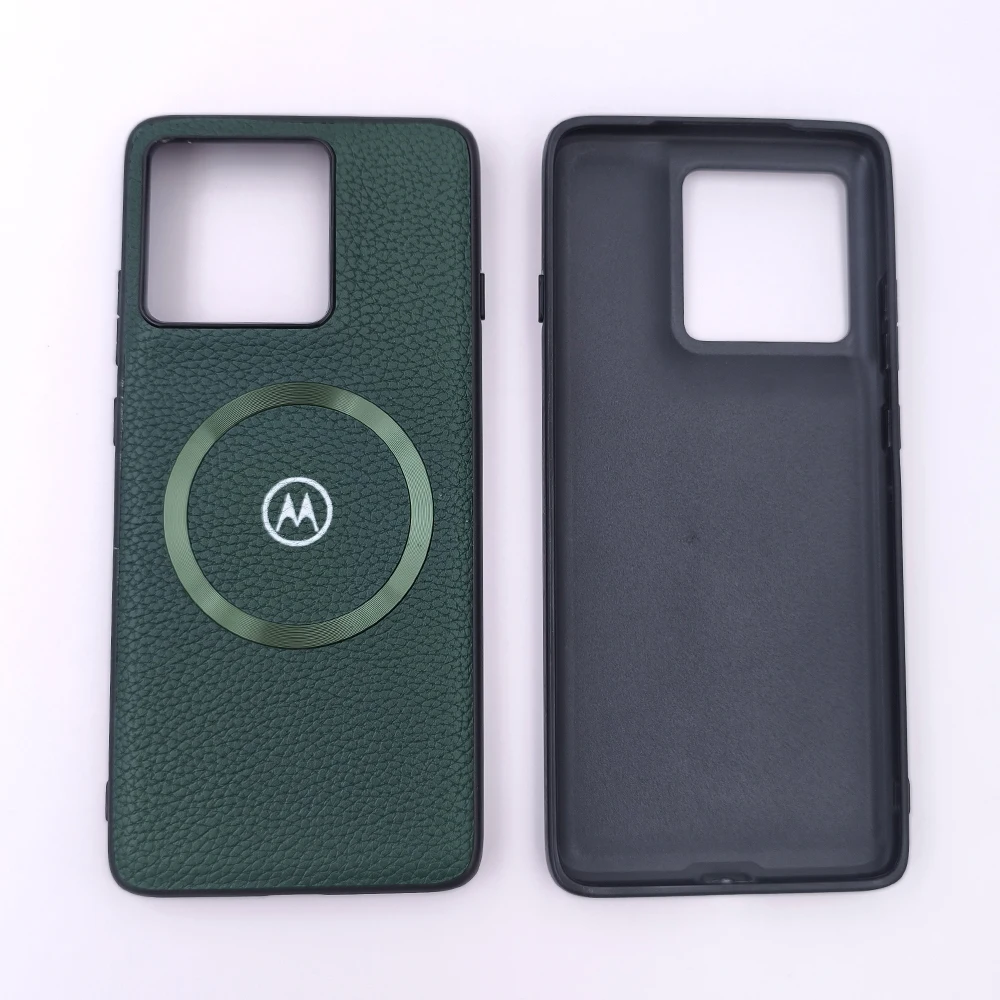 Magnetic Wireless Charging Litchi Texture Shockproof Case
