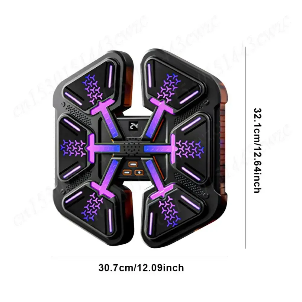 Smart Bluetooth Boxing Machine with Gloves,Smart Music Boxing Trainer Punching Equipment Bluetoot Wall-Mounted Wall Target Toys