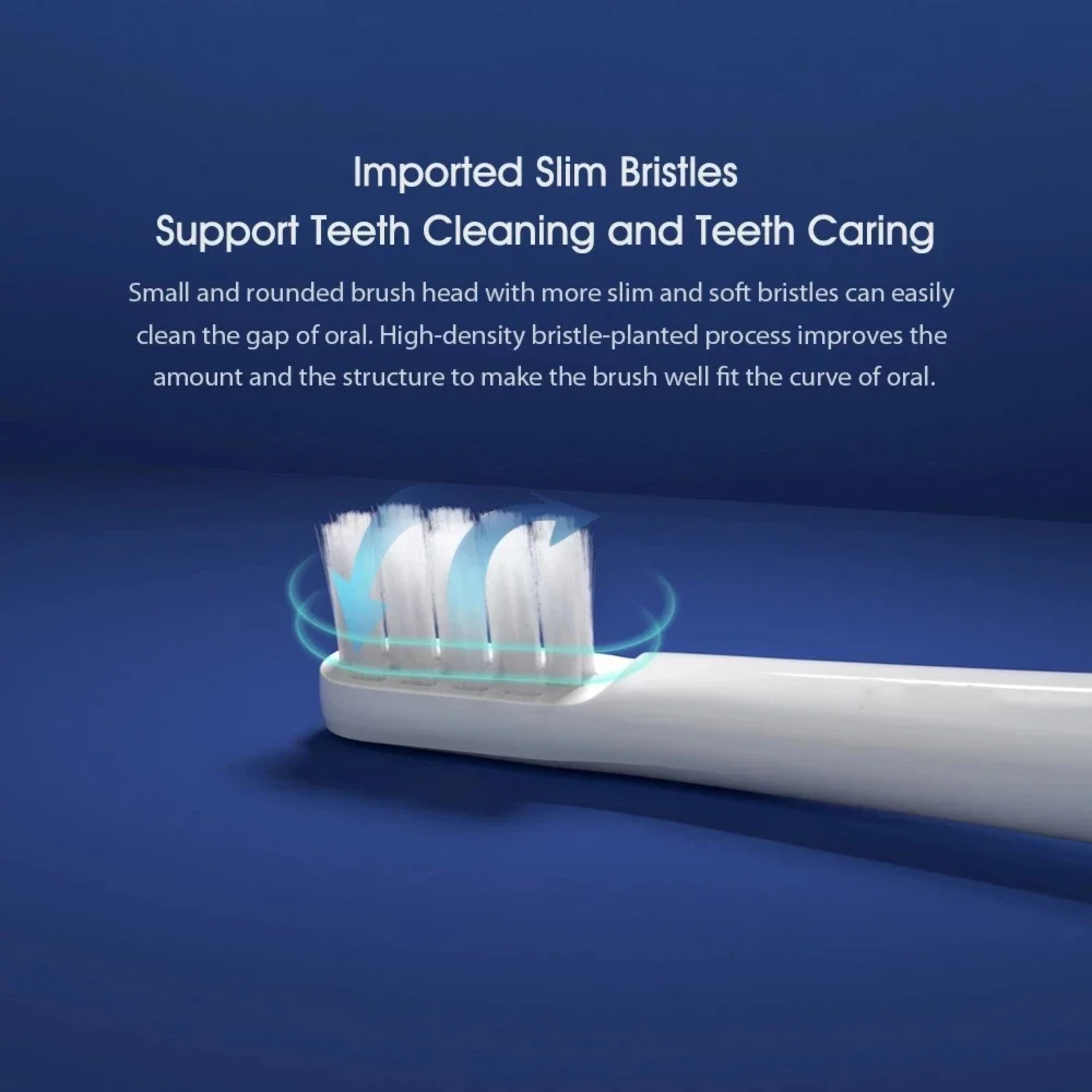 6Pcs Replacement ToothBrush Heads For Xiaomi Mijia T100 Smart Electric Toothbrush Waterproof Clean Whitening Healthy