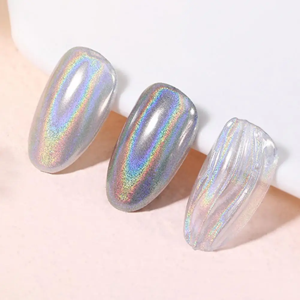 Beautiful Nail Mirror Powder Long-lasting Shiny Effect Highly Saturated Nail Glitter Art Decoration