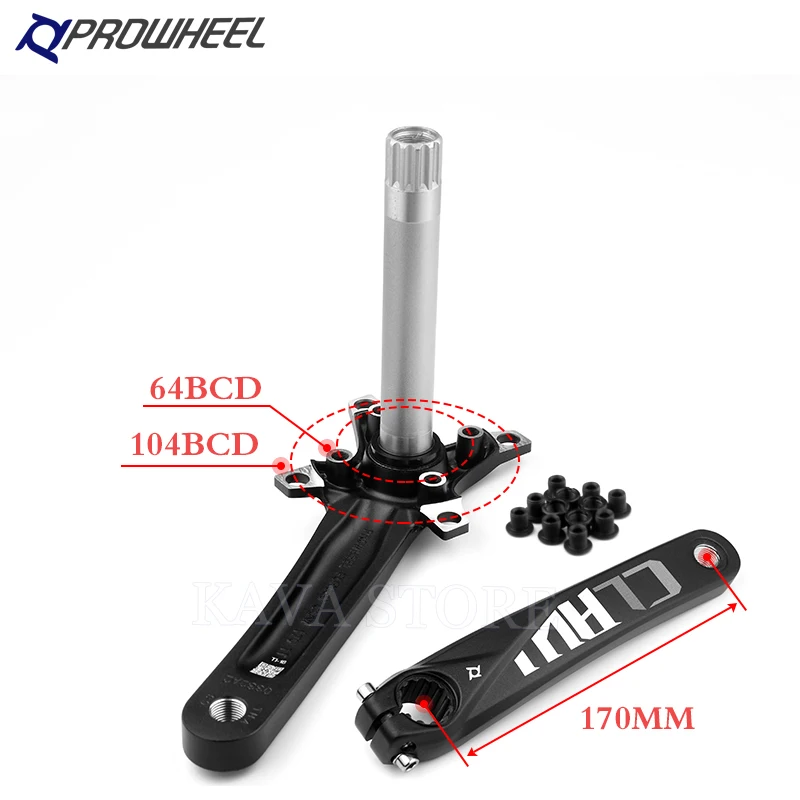 Prowheel  ũ ũũƮ, 170mm  ũ ũũ Ʈ, 30T 32T 34T 36T 38T 40T 42T Ŷ 176/192mm ϴ 귡Ŷ, E-ũ ǰ