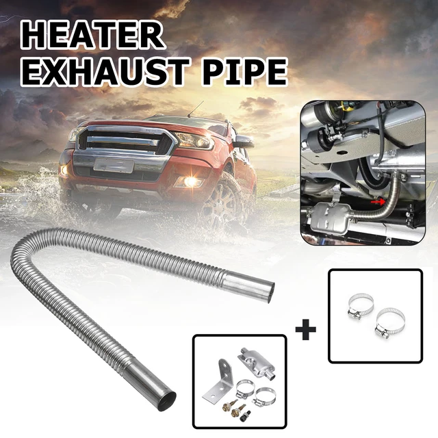 60/150/200cm Car Auto Air Parking Heater Exhaust Pipe Fuel Tank Exhaust  Pipe Hose Tube Stainless Steel Parking Air Diesel Heater - AliExpress