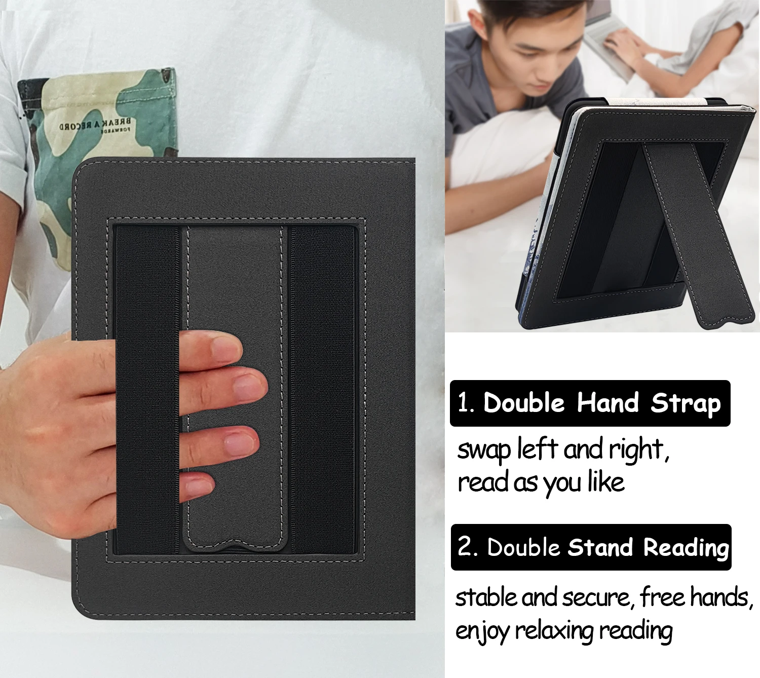 Premium Stand Case for Kindle Paperwhite & Colorsoft Signature Edition